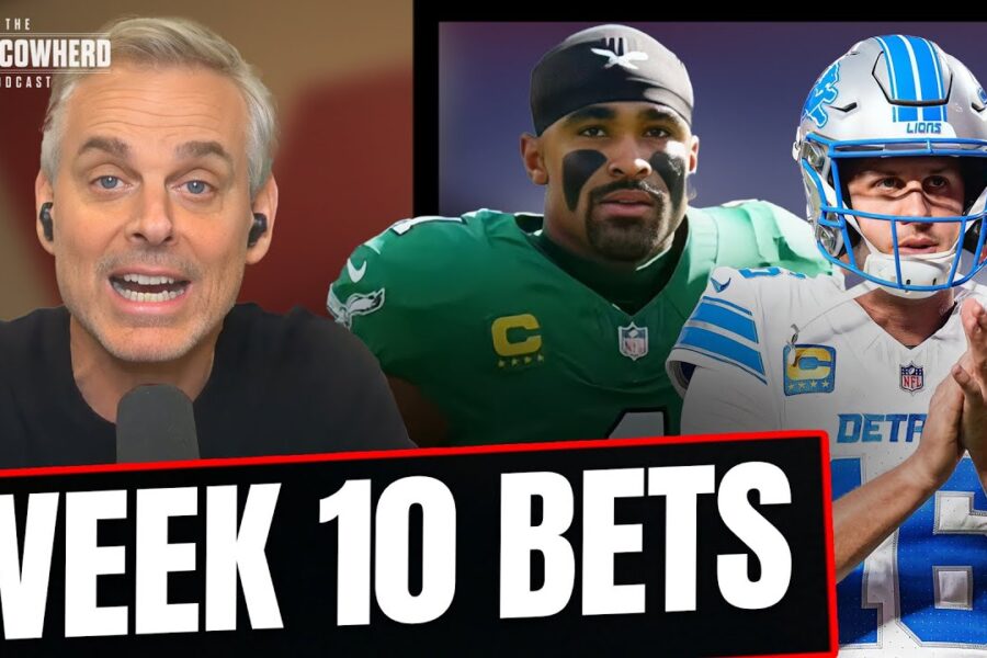 colin cowherd week 10 bets
